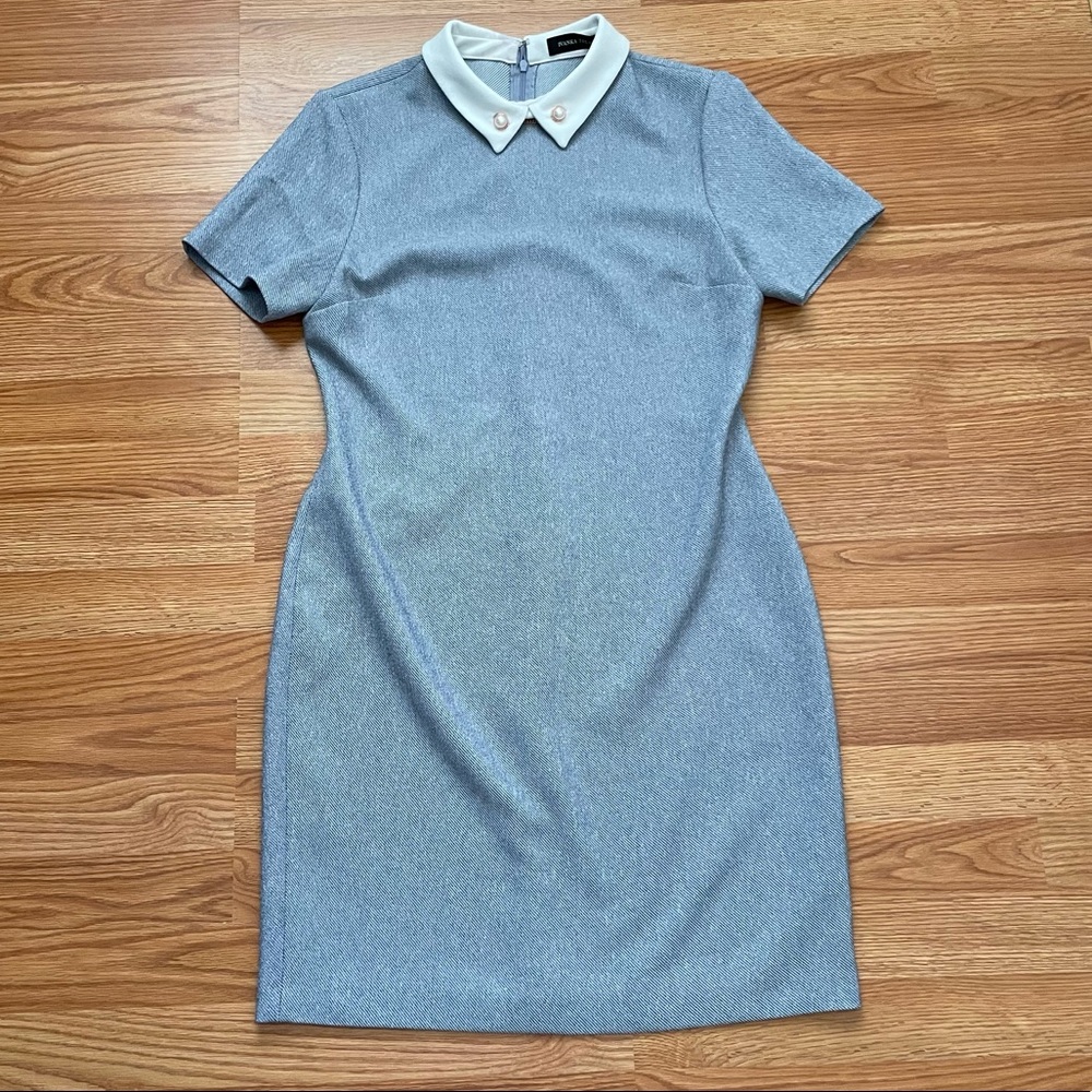 Ivanka Trump Pearl Collar Sheath Dress
